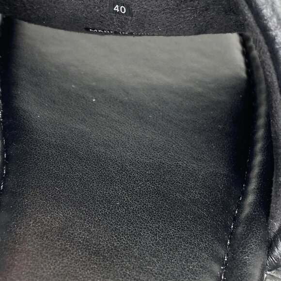 NEW MARC JACOBS Women’s Lug Sole Slide Sandals Black Size 10 Leather Low Heel - Picture 5 of 7